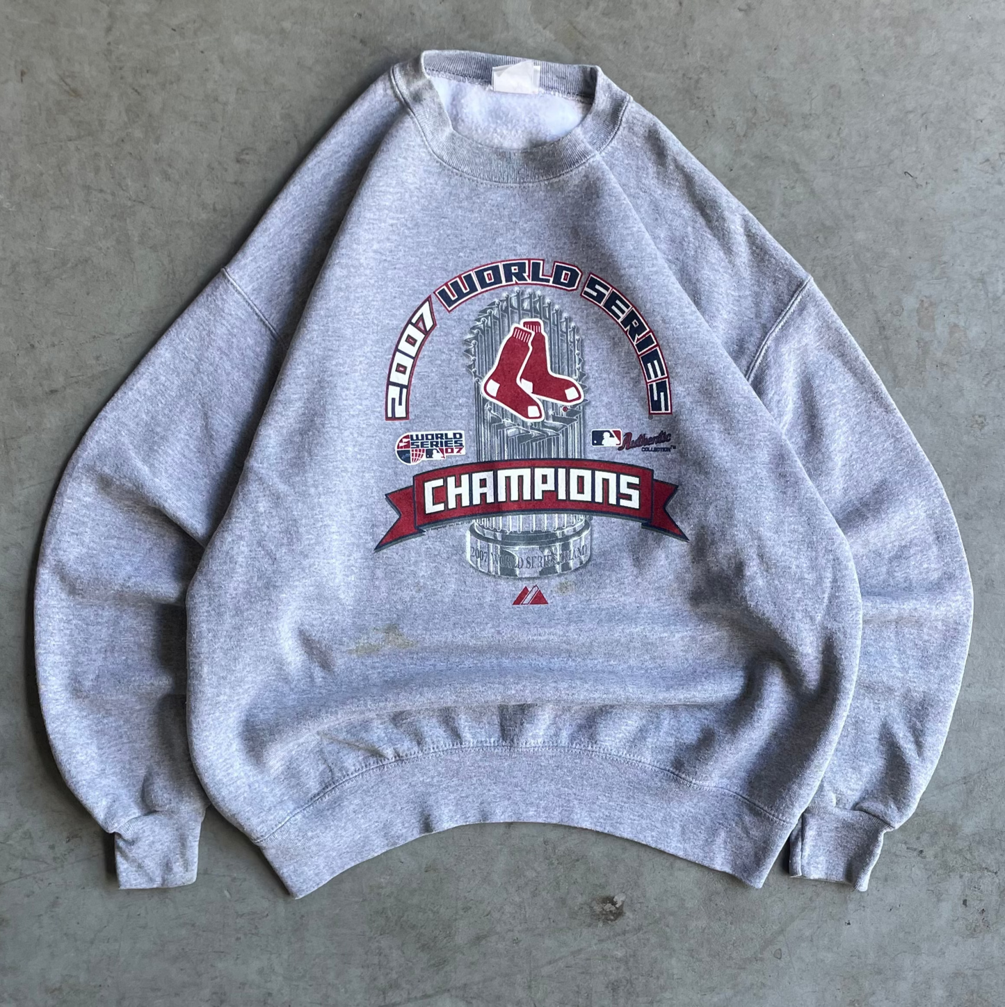 2007' MLB World Series Red Socks Sweatshirt