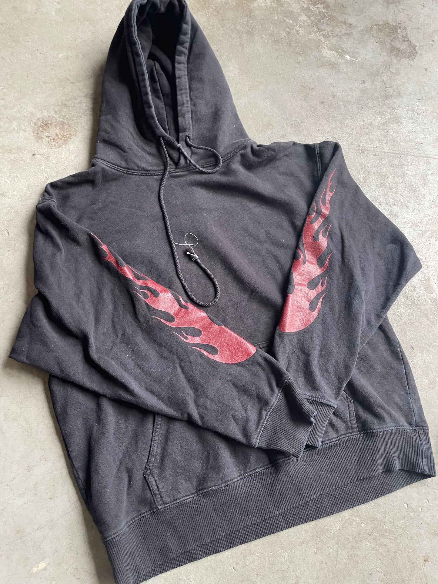 1990's Flame Sleeve Hoodie