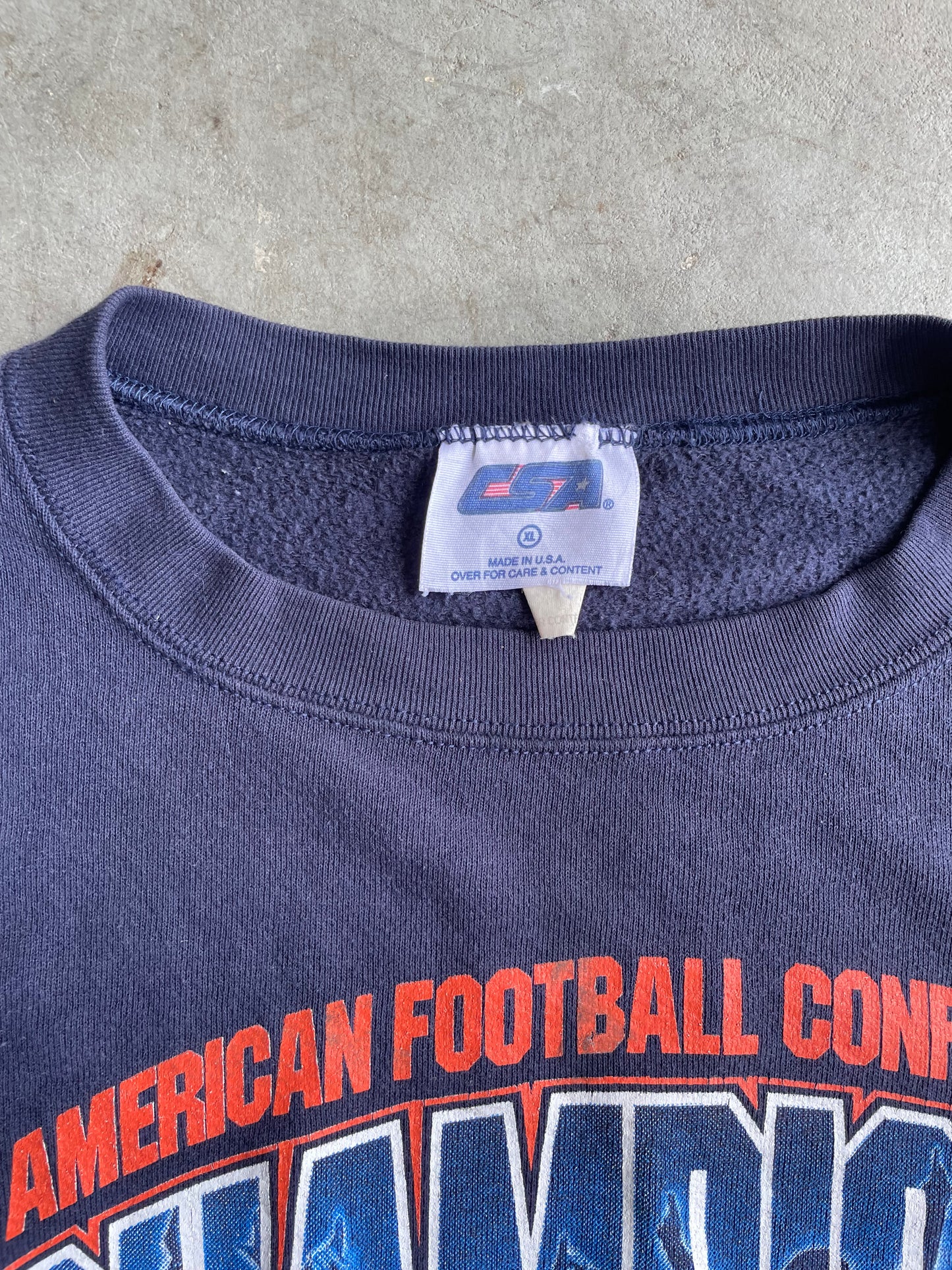 1997' Denver Bronco's AFC Champions Sweatshirt