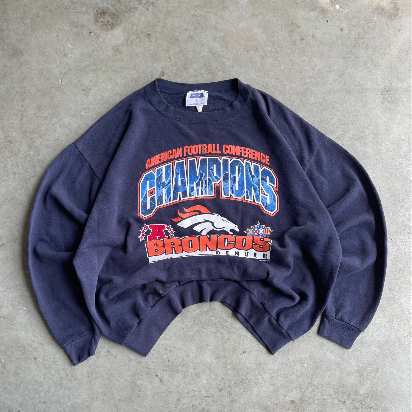 1997' Denver Bronco's AFC Champions Sweatshirt