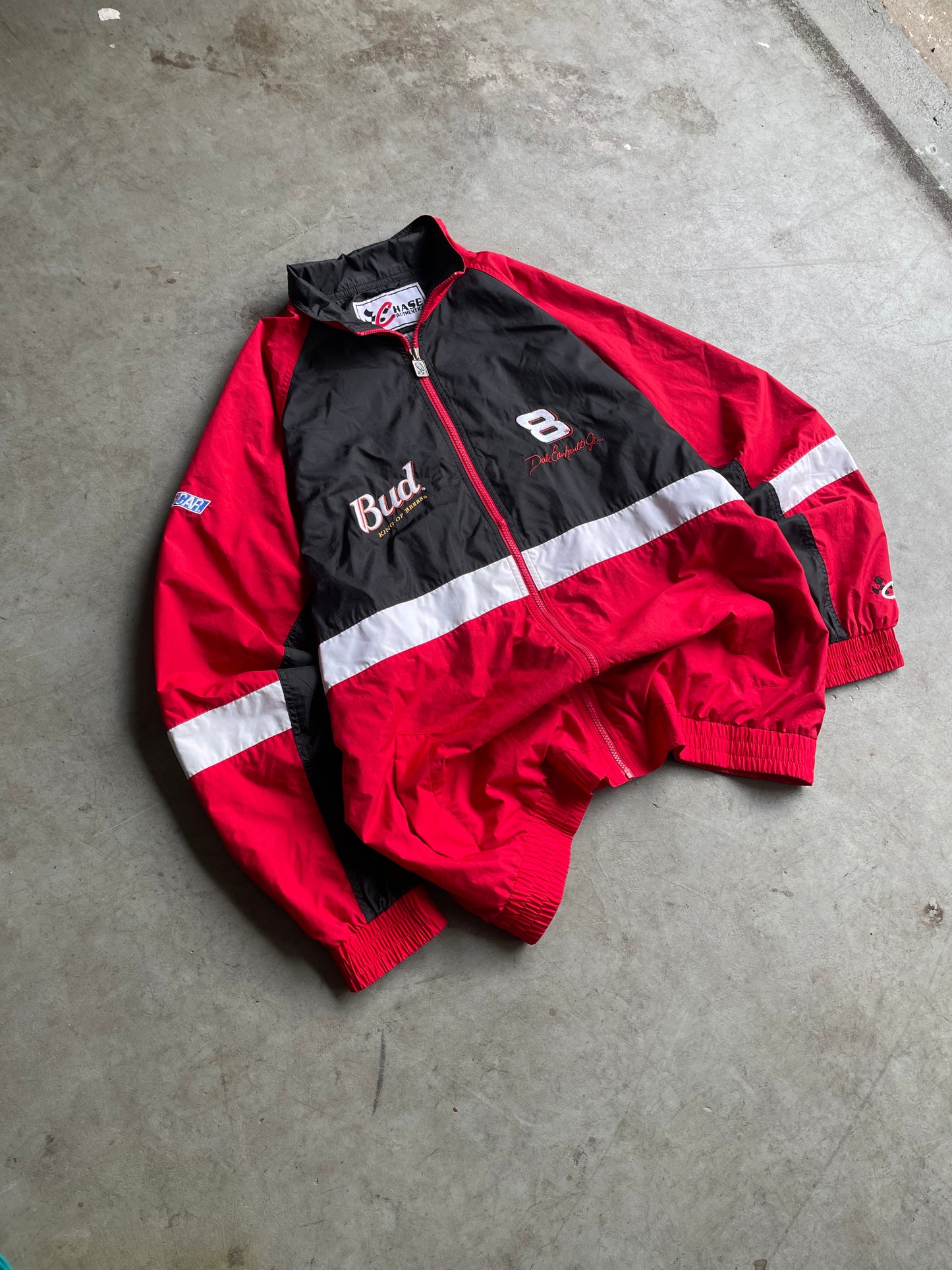 1990's Chase Authentics Budweiser Racing Windbreaker