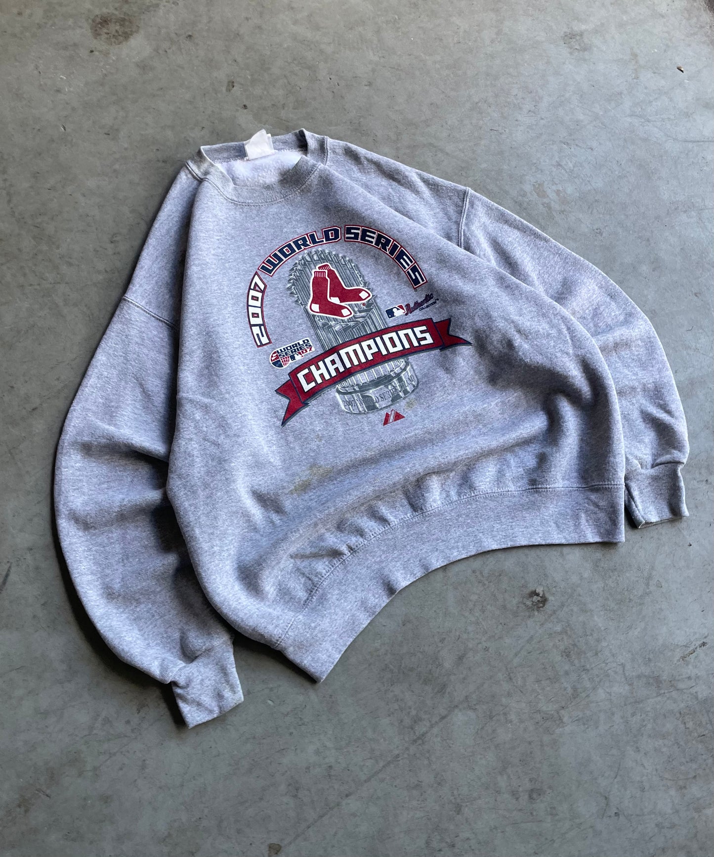 2007' MLB World Series Red Socks Sweatshirt