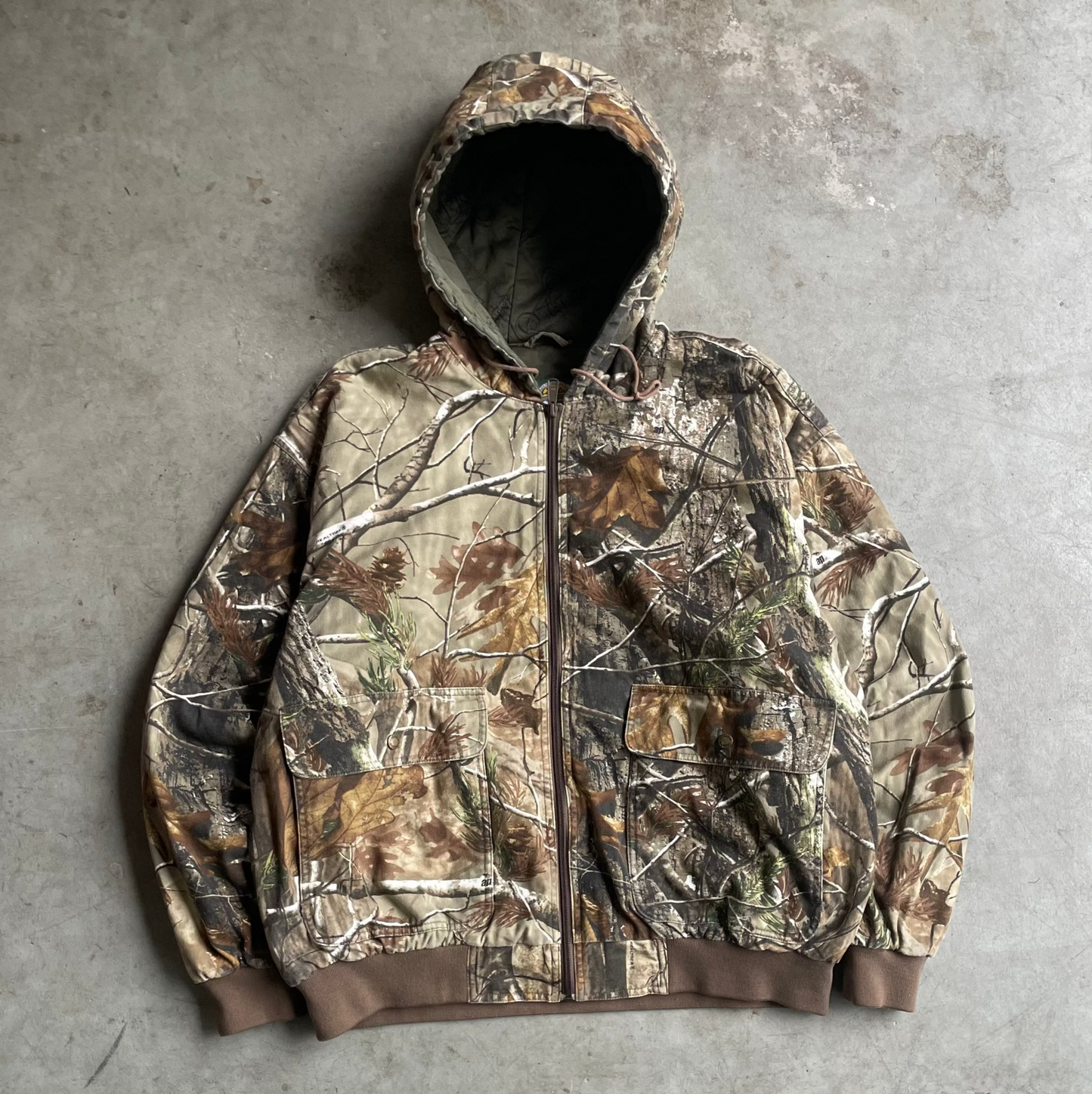 2000's Cabelas Camo Zip Up