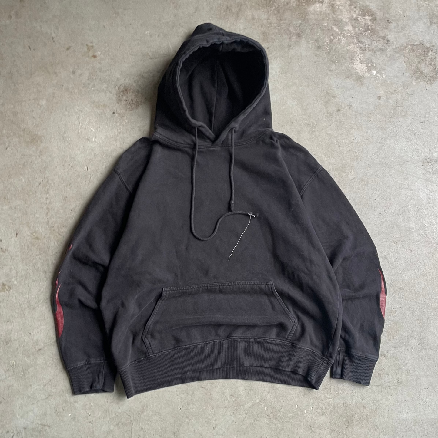 1990's Flame Sleeve Hoodie